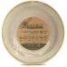 100x Sugar Cane Plates 23cm Round Natural Gold Rim Compostable Biodegradable thumbnail 1