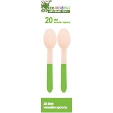 200x Wooden Spoons Kiwi