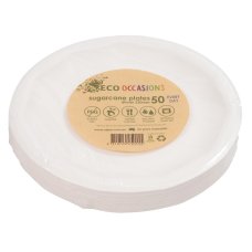 300 x Sugarcane Dinner Plates 230mm 