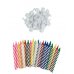 288x Candles Birthday Party with Holders Multi-Colour Pattern thumbnail 2