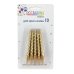 240x Candles Birthday Party with Holders Gold Spiral thumbnail 1