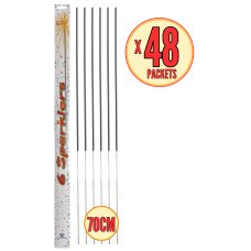 48 x Sparklers 70cm Pack 6