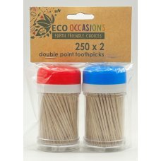 Toothpick Round Double Pointed Pack 250x2