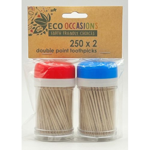 Toothpick Round Double Pointed Pack 250x2