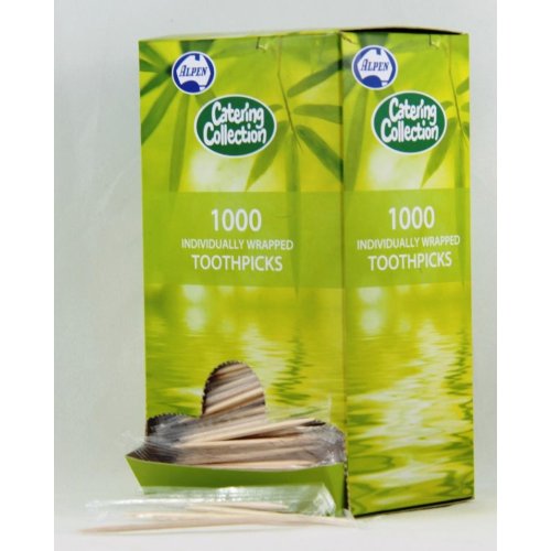 Individually wrapped toothpicks 1000 discount