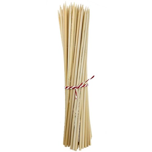 1,000x Skewers Bamboo 24cm Food Fruit Pick Fruit 4mm