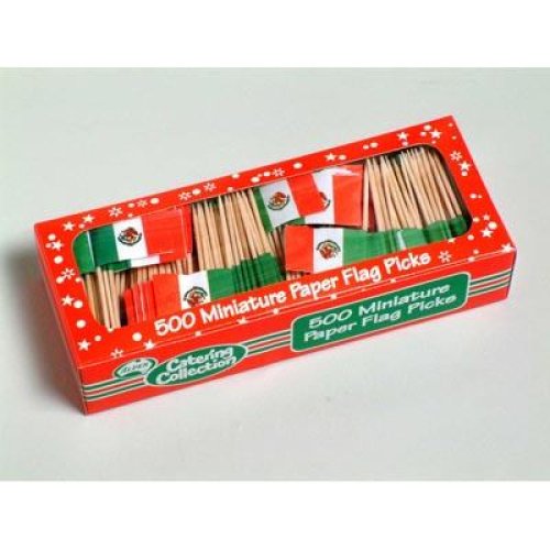 500x Flagpicks Mexico Food Picks Marker Country Decorative