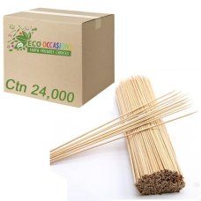 Bamboo Skewer 2mm x 18cm (24 x Pk1000) Ctn24000