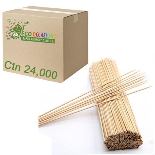 Bamboo Skewer 2mm x 18cm (24 x Pk1000) Ctn24000