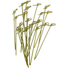 250x Skewers Picks Curly Natural 15cm Bamboo Fruit Food
