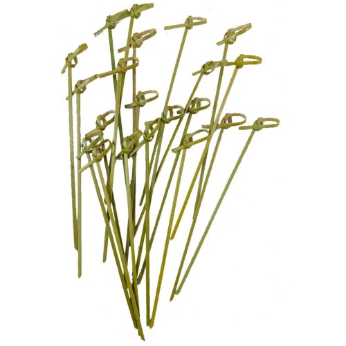 250x Skewers Picks Curly Natural 15cm Bamboo Fruit Food