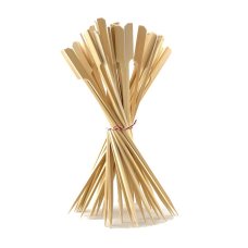 250x Skewers Paddle Picks Natural 9cm Fruit Food Bamboo 2.75mm