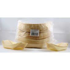 250x Wooden Boats Food Bowls Biodegradable 15cm x 8cm