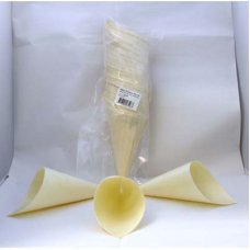 250x Wooden Cones 18.5cm Chips Fast Food Containers Biodegradable 18.5cm x 6.5cm
