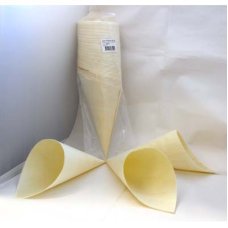 250x Wooden Cones 23cm Chips Fast Food Containers Biodegradable 23cm x 9cm