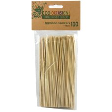 Bamboo Skewer 2.5mm x 15cm Pack 100
