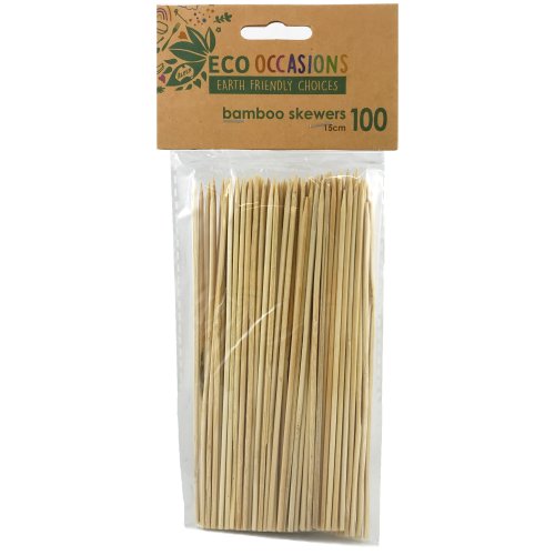 Bamboo Skewer 2.5mm x 15cm Pack 100