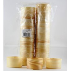 250x Wooden Cups 5.5cm Chips Snacks Food Biodegradable 55mm x 35mm