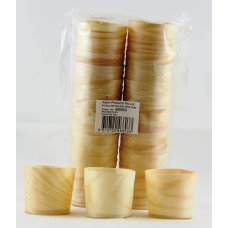 250x Wooden Cups 4.5cm Chips Snacks Food Biodegradable 45mm x 45mm