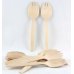 100x Wooden Cutlery Sporks Bulk Disposable 140mm thumbnail 1