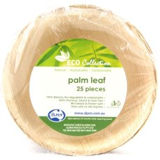 100x Palm Leaf Bowls Round Compostable Biodegradable 12.5cm (5inch)