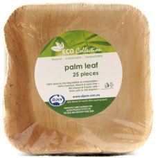 100x Palm Leaf Bowls Square Compostable Biodegradable 12.5cm (5inch)