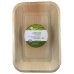 100x Palm Leaf Plates Rectangle Compostable Biodegradable 23cm x 15.5cm thumbnail 1