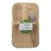 100x Palm Leaf Platter Rectangle 3 Section Divided Food Plate Compostable Biodegradable 18cn x 28cm thumbnail 1