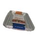 60x Foil Trays Container Medium BBQ Roasting Oven Drip 34.5cm x 22.4cm x 2.4cm thumbnail 2