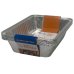 60x Foil Trays Container Small BBQ Roasting Oven Drip 22cm x 15.7cm x 4.8cm thumbnail 2