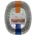 36x Foil Trays Container Oval Large BBQ Roasting Oven Drip 45cm x 36.5cm x 8.5cm thumbnail 1
