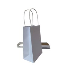 40 Party Bag Paper 215x130x80mm White
