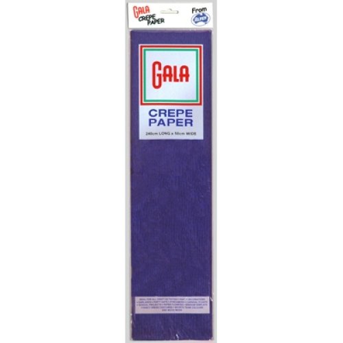 12 x National Blue Gala Crepe Paper P1
