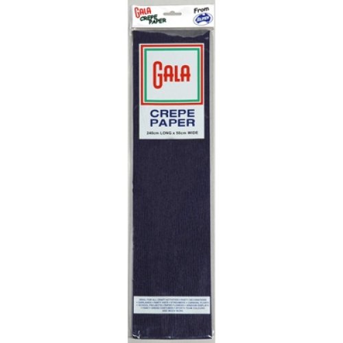 12 x Navy Blue Gala Crepe Paper P1