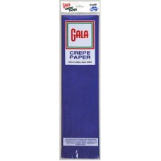 12 x French Blue Gala Crepe Paper P1